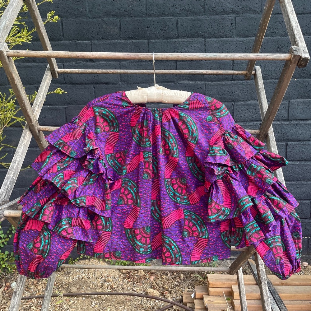 ULLA JOHNSON Vibrant blouse size 0